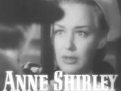 Cropped screenshot of Anne Shirley from the trailer for the film Vigil in the Night