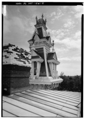 Harvey M. Vaile Mansion, 1500 North Liberty Street, Independence, Missouri, USA. Jack E. Boucher, photographer, April/May 1986. This image is from the Historic American Buildings Survey (HABS), Library of Congress, Survey number HABS MO-1861. As a product