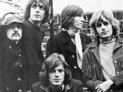 Pink Floyd in January 1968 Left to right: Mason, Barrett, Gilmour (seated), Waters and Wright