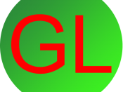 English: The logo of GLScript, open source 3D game scripting language.