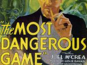 English: Low-resolution image of poster for the American motion picture The Most Dangerous Game (1932)