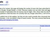 Google Webmaster Central: Feed Counts