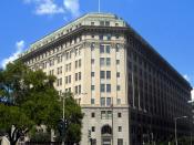 The Federal Home Loan Bank Board Building (also known as the Acacia Mutual Life Company Building) located at 320 1st Street, NW in the Judiciary Square neighborhood of The Classical Revival building was designed by in 1927, and is listed on the . Previous