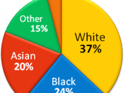 English: Ethnic composition of Muslim Americans, according to the Pew Research Center study of Muslim Americans in 2007 http://pewresearch.org/assets/pdf/muslim-americans.pdf. Note that the ethnic background of 