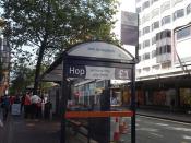 Corporation Street, Birmingham - bus stop not in use