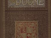 Cover of an illustrated 1893 edition of Lorna Doone