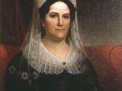 English: Portrait of Rachel Donelson Jackson, wife of U.S. President Andrew Jackson, by the artist Ralph E. W. Earl. Oil on canvas, 30 in. x 20 in. Circa 1830-1832. Portrait is in the collection of The Hermitage, Nashville, Tennessee. Image courtesy of th