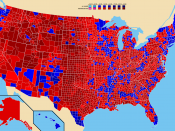Election results by county. Al Gore George W. Bush
