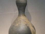 English: 13th century unglazed stoneware (bottle) with paste from the Koryo dynasty in Korea. Now in the Freer Gallery of Art