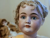 Original description on flickr: This another doll that was owned by my great aunt. I had her re-strung at the NY Doll Hospital. I was told that she is a German doll from about 1900. I believe she is a German Bisque Kestner, Mold 171.