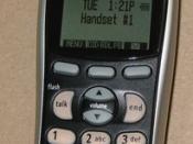 Uniden 2.4 GHz cordless phone model DCT 5285 handset.