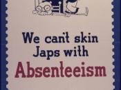 We Can't Skin Japs with Absenteeism - NARA - 534693