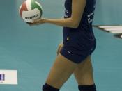 English: Italian volleyball player Raffaella Calloni.