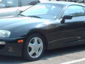 1993-1995 Toyota Supra photographed in Montreal, Quebec, Canada.