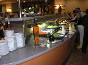 Salad bar in a Hotel in the Old city of Tiberias