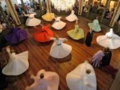 Turkish Sufi whirling dervishes.