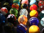 Hand-made marbles from West Africa