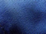 English: Closeup of blue Cordura(TM) fabric