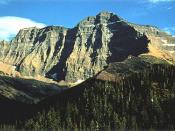 Mount Cleveland is the highest peak in the Lewis Range