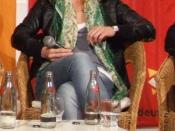 Deutsch: Die deutsche Schauspielerin Kirstin Fischer, 2009, beim Filmgespräch während des 