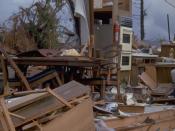 Hurricane Andrew did extensive damage to homes in Miami.