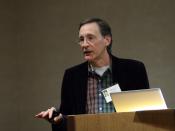 English: American historian of science Robert N. Proctor at the 2009 meeting of the History of Science Society in Phoenix, Arizona