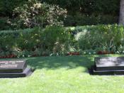 The graves of Richard and Pat Nixon, Yorba Linda CA