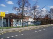 English: East Wickham Infant and Nursery School, Wickham Street, Welling, Kent. A bright and welcoming place for the younger children of the area.