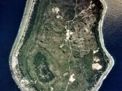 English: Nauru satellite picture