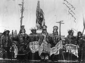 Dedication of Chief Seattle statue, 1912