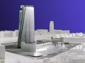 Model of the ECB's new headquarters, which is due to be completed in 2014.