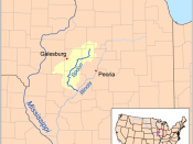 Map of the Spoon River watershed.
