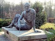 This bronze statue of Archimedes is at the Archenhold Observatory in Berlin. It was sculpted by Gerhard Thieme and unveiled in 1972.