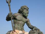 Neptune statue at 31st street, Virginia Beach, Virginia