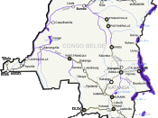 Railway network of the Belgian Congo