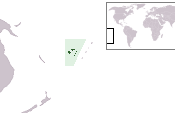 The location of Fiji