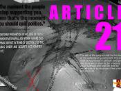 ARTICLE 21 - Universal Declaration of Human Rights 60th Anniversary