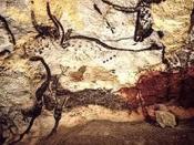 English: Lascaux Caves - Prehistoric Paintings. Русский: Доисторический наскальный рисунок в пещере Ласко. Пещера находится во Франции, в Аквитании, в департаменте Дордонь на территории коммуны Монтиньяк.