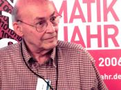Marvin Minsky at the KI 2006 artificial intelligence conference in Bremen