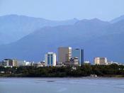 About half of the population of Alaska lives in the Anchorage metropolitan area.