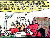 A panel from an Uncle Scrooge comic by Jack Bradbury