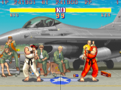 Although Street Fighter II was not the first fighting game, it popularized and established the gameplay conventions of the genre.