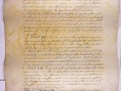 The Articles of Conferderation, ratified in 1781. This was the format for the United States government until the Constitution.
