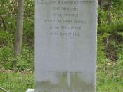 English: Memorial to the U.S. Soldiers who died at Mississinewa