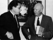 English: Pennsylvania Senator Arlen Specter with President Dwight David Eisenhower