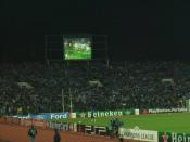 Levski Sofia fans during UEFA Champions League's Group A match between Levski Sofia and Werder Bremen