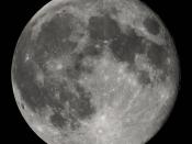 Full Moon view from earth In Belgium (Hamois). Français : Pleine Lune vue de la Terre en Belgique à Hamois.