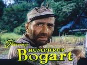 Screenshot of Humphrey Bogart from the trailer for the film The African Queen.