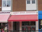 English: Acorn Meat Products - Front Street