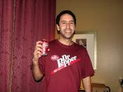 David Berkowitz branded with Dr Pepper